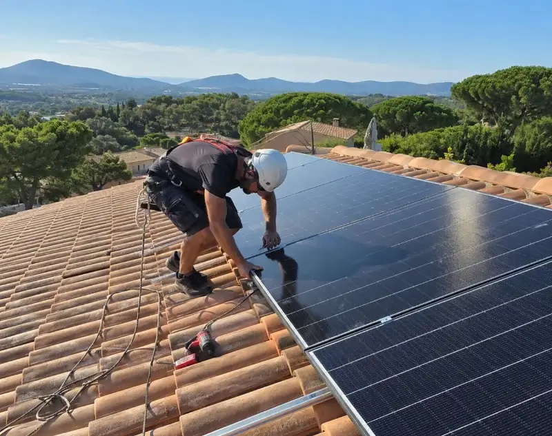Installateur panneaux solaires Calès — pose photovoltaïque sur toiture