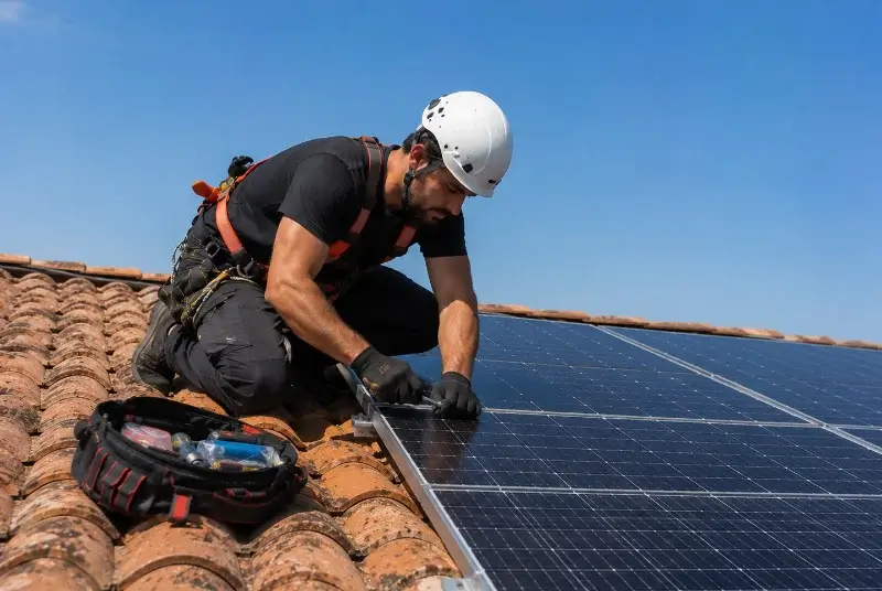 Maintenance et monitoring de panneaux solaires à Calès